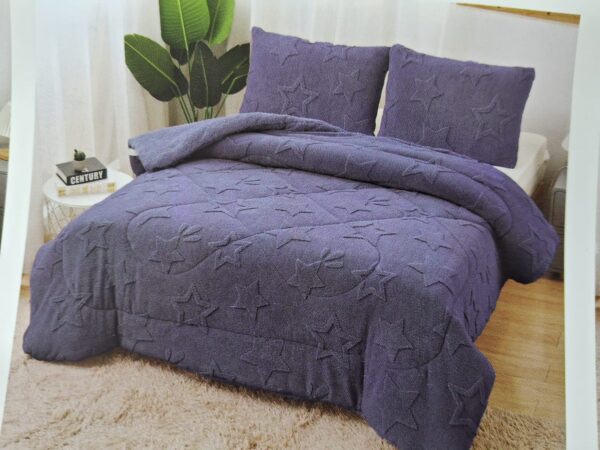 PLUMON LISO 2 PLAZAS GRIS