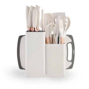 SET DE UTENSILIOS DE COCINA  BLANCO