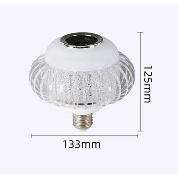 AMPOLLETA PARLANTE CON BLUETOOTH  BOLA DE DISCO - Imagen 2