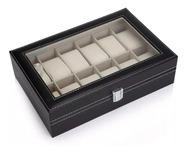 CAJA ORGANIZADOR PARA 12 RELOJES - Imagen 5
