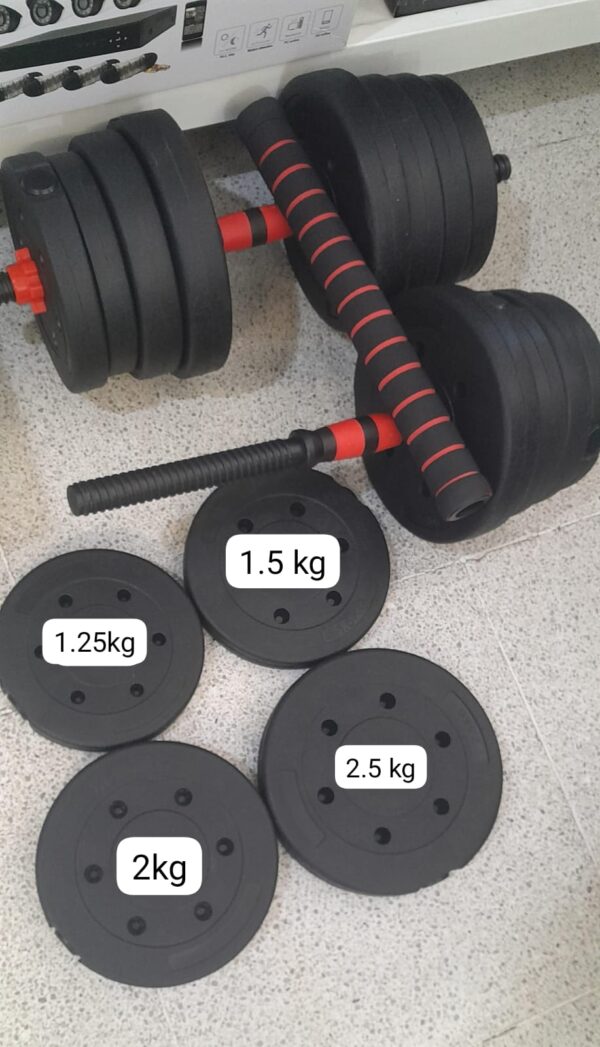JUEGO DE MANCUERNAS Y PESAS DE 30 KG - Imagen 2