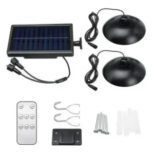 LAMPARA LED  SOLAR DOBLE
