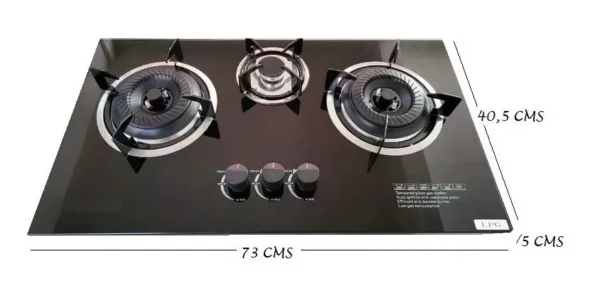 COCINA DE EMPOTRAR DE 3 HORNILLAS - Imagen 2