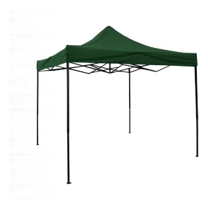 TOLDO PLEGABLE 3X3 CON ESTRUCTURA VERDE