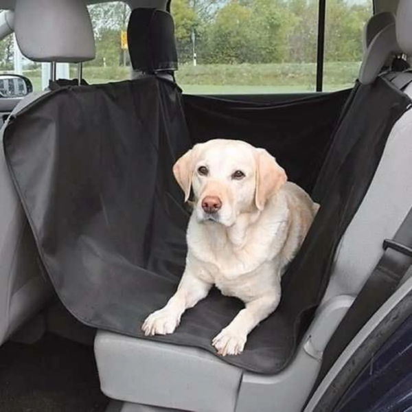 FUNDA DE ASIENTO DE AUTOS PARA MASCOTAS NEGRO - Imagen 5