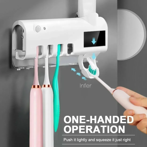 DISPENSADOR DE CREMA Y CEPILLOS CON ESTERILIZADOR - Imagen 6