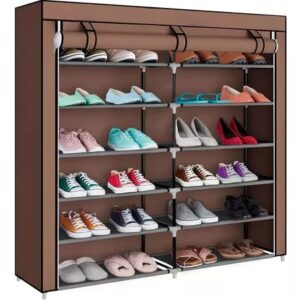 ZAPATERA ARMABLE 2 CUERPOS CAFE