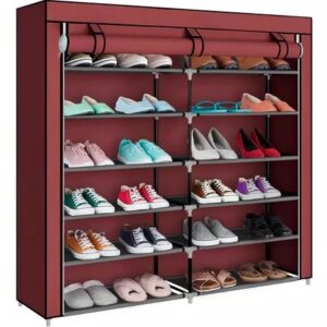 ZAPATERA ARMABLE 2 CUERPOS VINO