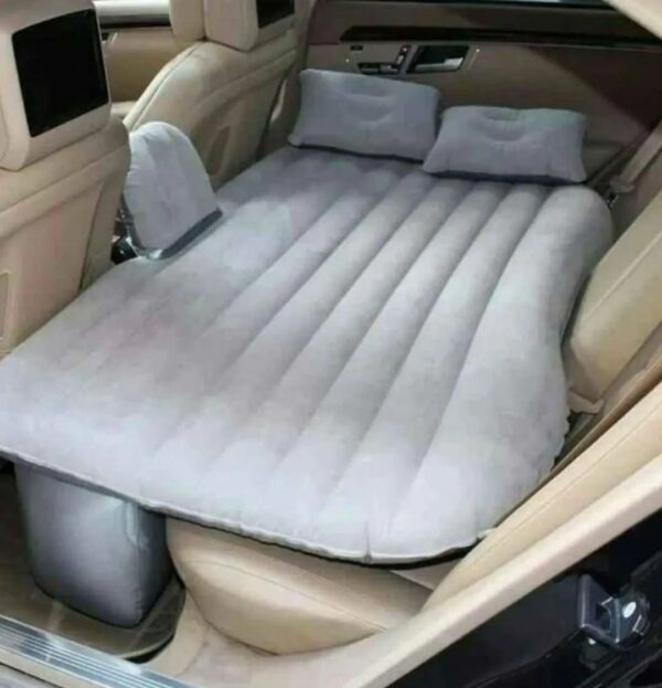 COLCHON INFLABLE PARA AUTO GRIS