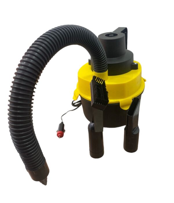 ASPIRADORA PARA AUTO 12 CON TOBO AMARILLA