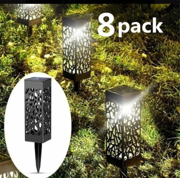PACK DE 8 FOCOS SOLARES DE JARDIN - Imagen 5