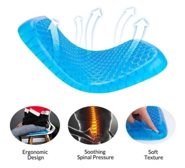 COJIN DE GEL PARA ASIENTOS - Imagen 3