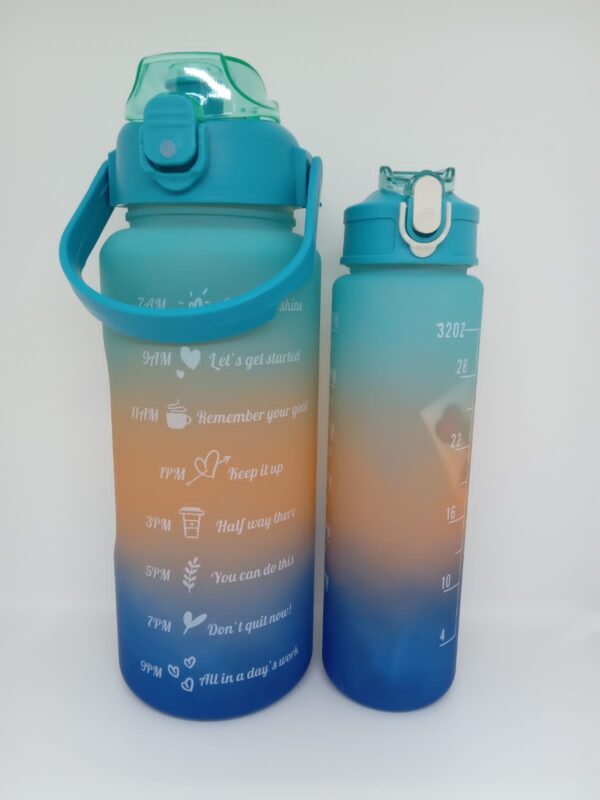 PACK DE BOTELLA MOTIVACIONAL DE 2 LITROS MAS UNA 900ML - Imagen 5