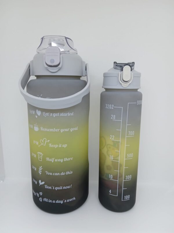 PACK DE BOTELLA MOTIVACIONAL DE 2 LITROS MAS UNA 900ML - Imagen 6