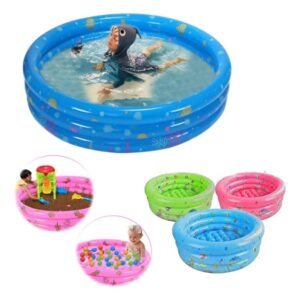 PISCINA INFLABLE REDONDA DE 1,20CM ROSADA