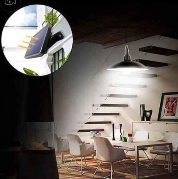 LAMPARA LED CON PANEL SOLAR - Imagen 4