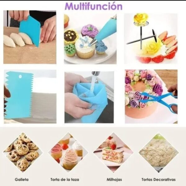 SET DE DECORACION PARA REPOSTERIA Y PASTELERIA - Imagen 6