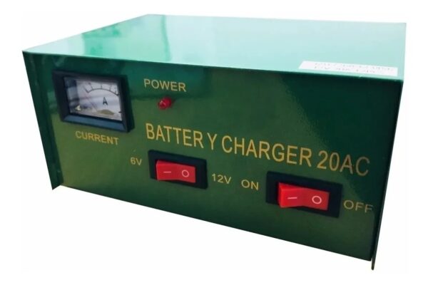 CARGADOR DE BATERIA DE 6 A 12 VOLTIOS