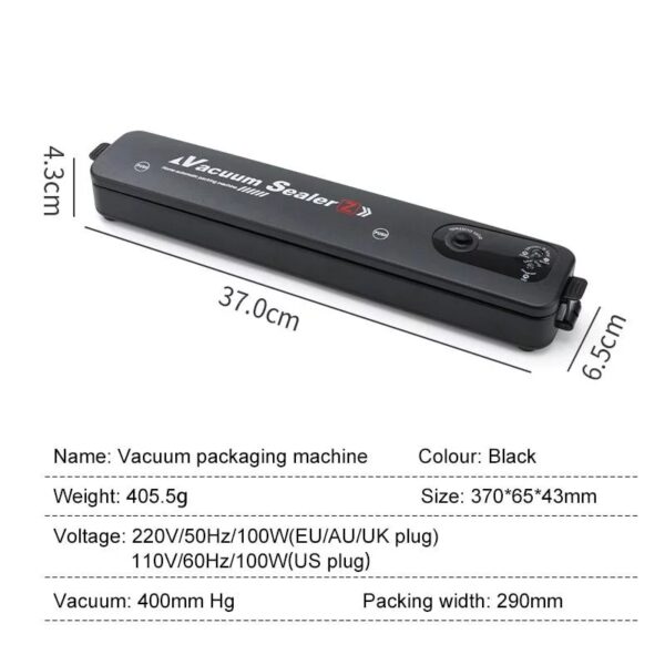 MAQUINA SELLADORA AL VACIO VACUUM SEALER - Imagen 4