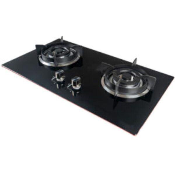 COCINA EMPOTRAR DE VIDRIO TEMPLADO 2 HORNILLAS
