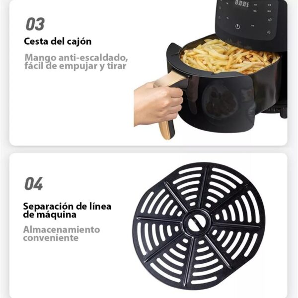 FREIDORA DE AIRE 4.5LITROS - Imagen 3