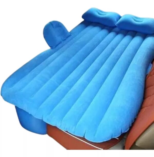 COLCHON INFLABLE PARA AUTO AZUL