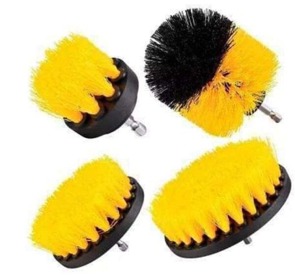 KIT 4 CEPILLOS PARA TALADRO