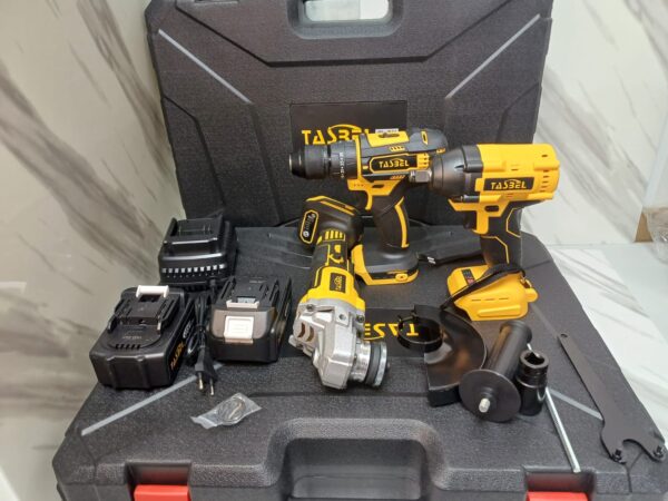 KIT DE 4 HERRAMIENTAS INALAMBRICA TASBEL - Imagen 3