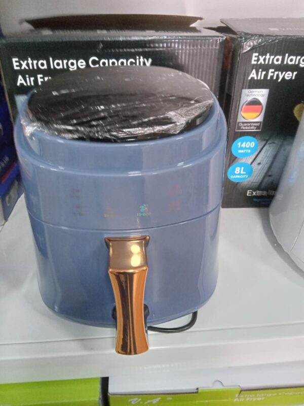 FREIDORA De AIRE 8litros 1400 WATTS  azul - Imagen 2