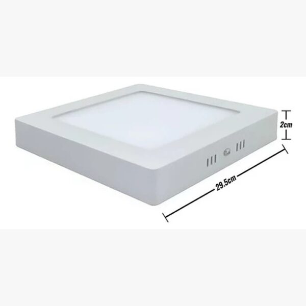 FOCO LED PANEL SOBREPUESTO CUADRADO DE 24w - Imagen 2