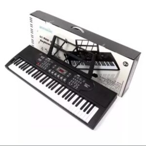 PIANO  MUSICAL  DE 61 TECLA Color Negro