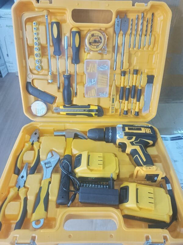 TALADRO INALAMBRICO MAS KIT DE ACCESORIOS 48V - Imagen 5