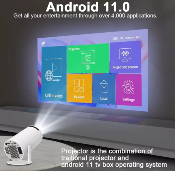 PROYECTOR INTELIGENTE ULTRA HD  Ultra 4k - Imagen 5