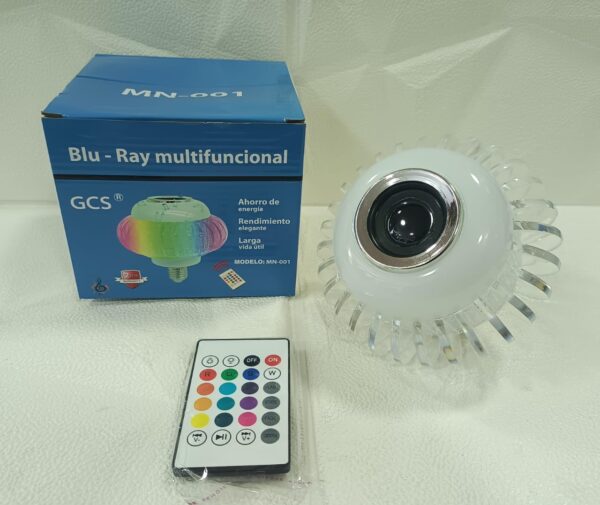 AMPOLLETA PARLANTE CON BLUETOOTH  BOLA DE DISCO - Imagen 4