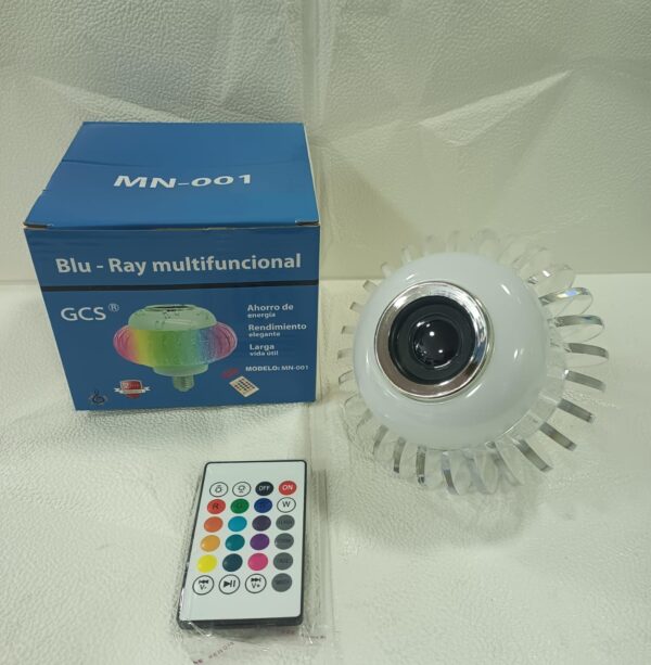 AMPOLLETA PARLANTE CON BLUETOOTH  BOLA DE DISCO - Imagen 3