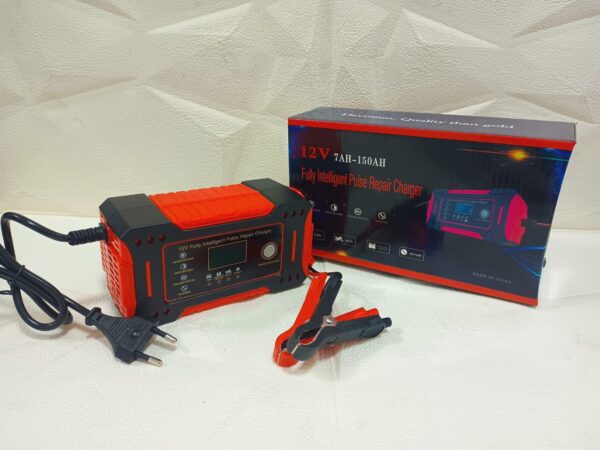 CARGADOR  DE BATERIA  De Autos 220v  A 12v  PORTATIL - Imagen 7