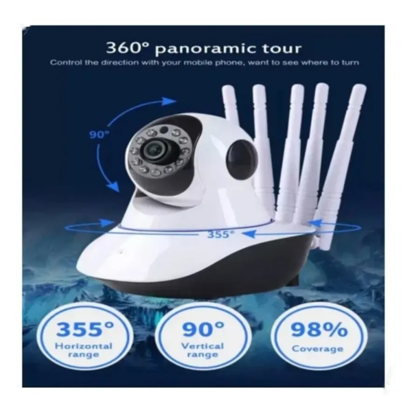 CAMARA  WIFI 5 ANTENAS - Imagen 4