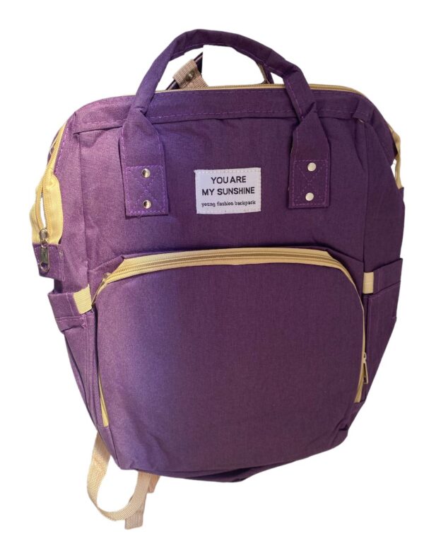 MOCHILA PORTATIL 3 EN 1 PARA BEBES MORADO
