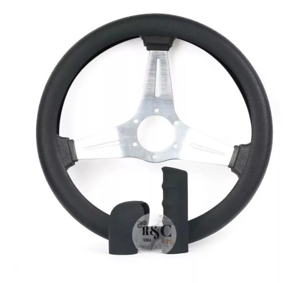 SET DE FORRO DE SILICONA PARA VOLANTE PALANCA Y FRENO NEGRO