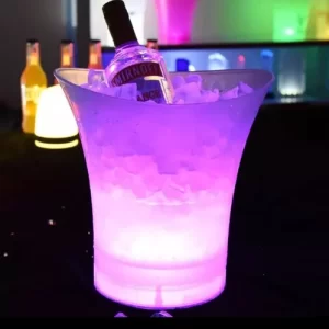 HIELERA  CUBETA  Con Bluetooth Led Luces