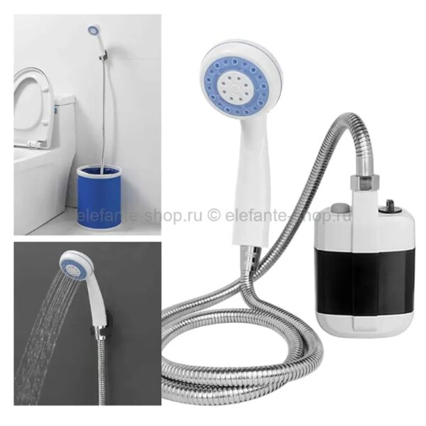 DUCHA  PORTATIL   Recargable Bomba  Regadera - Imagen 3