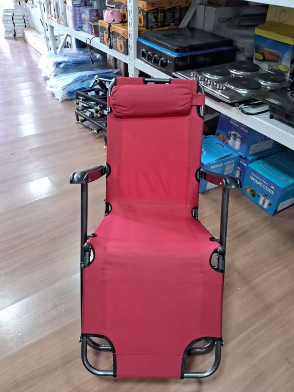 SILLA  REPOSERA  Plegable ROJA - Imagen 7