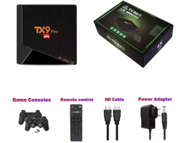 TV BOX  TX9 PRO 65  + CONSOLA DE JUEGOS - Imagen 7