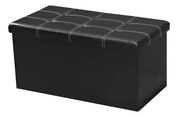 ZAPATERA BAUL DE 76CM X 38CM NEGRO - Imagen 3