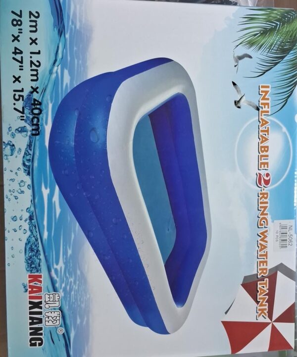 Piscina Inflable Rectangular De 2 METROS - Imagen 2