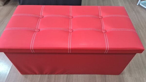 ZAPATERA BAUL DE 76CM X 38CM ROJO