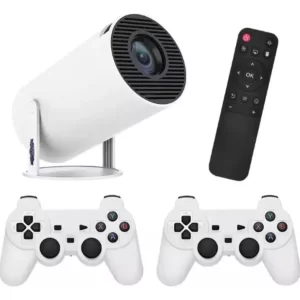 Proyector De Video + 2 Controles Y Video Juegos 4k Hd Retro
