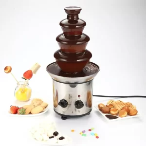 Cascada Fuente Chocolate 4 Niveles Acero Inoxidable