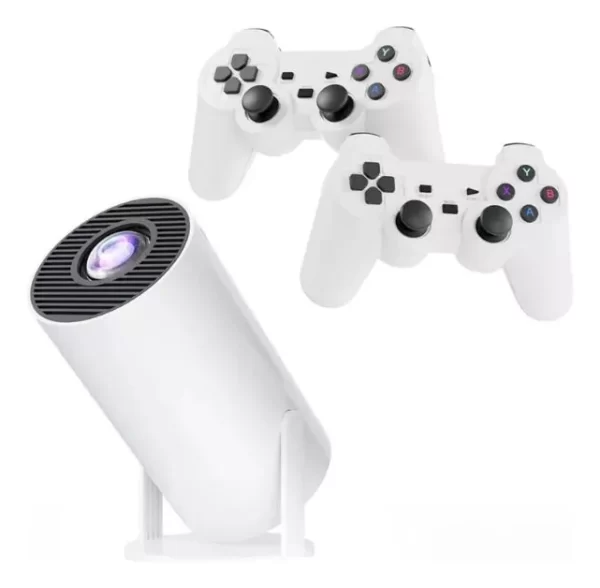 Proyector De Video + 2 Controles Y Video Juegos 4k Hd Retro - Imagen 2