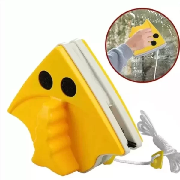 Limpia Vidrio Magnético Para Ventanas Y Puertas Triangular